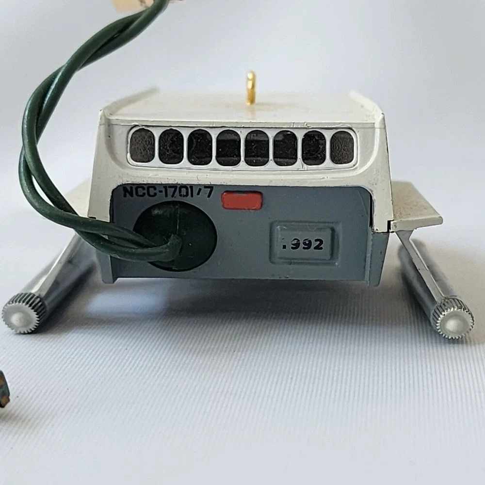 Hallmark 1992 Star Trek Galileo Shuttlecraft Mr Spok's Voice Sound Light Limited